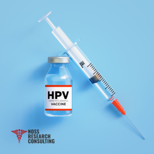 HPV Vaccine and syringe.